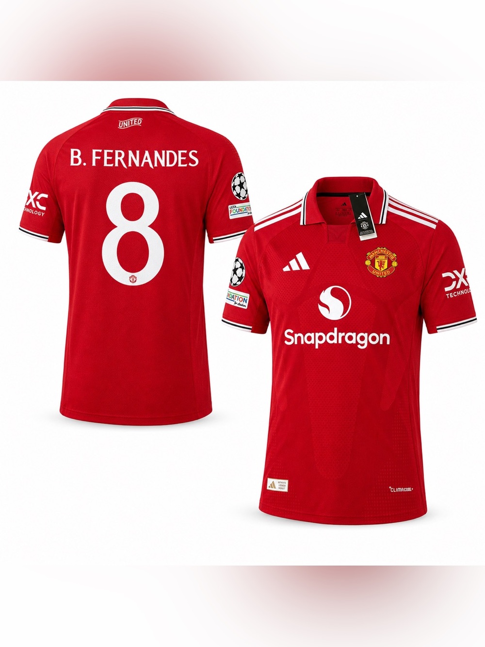 NWT Manchester United 26/27 B. FERNANDES 8 Adidas Jerseys Player Version size XL